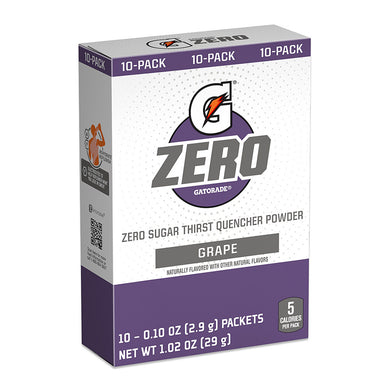 ZERO Gatorade UVA (caja con 10 sobres)