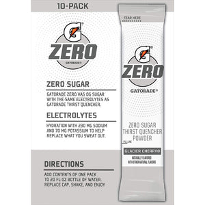 ZERO Gatorade GLACIER CHERRY (caja con 10 sobres)